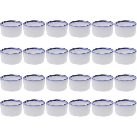 Lot de 24 mini gamelles d'eau pour animaux, abreuvoirs pour reptiles et araignées-2.00X2.00X1.00CM (1/3)