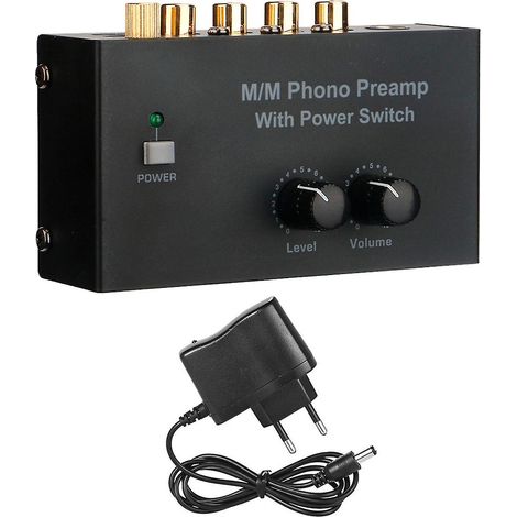 Préamplificateur phono ultra-compact avec interface RCA (1/5)