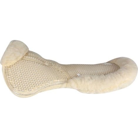 Semisottosella inglese modello Active in gel rivestito in pelo