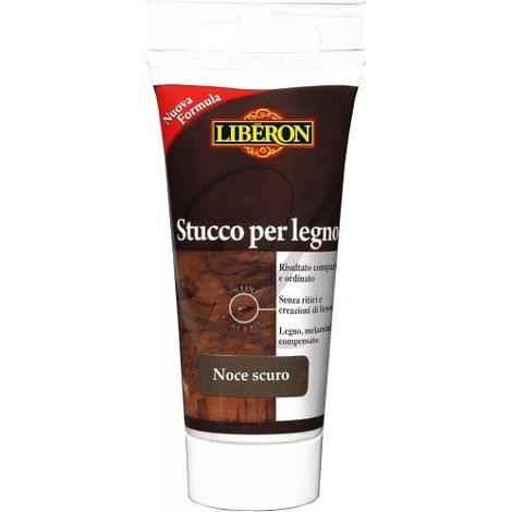 STUCCO V33 LIBERON LEGNO ALL'ACQUA COLORE NOCE SCURO CONFEZIONE 50 GR 02121 (1/2)