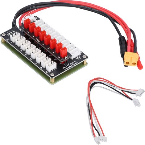 LiPo-Ladeplatine mit JST-Stecker XH 2S/3S Lithium-Akku-Parallelplatine für gängige IMAX B6 B6AC Ladegeräte (1/5)