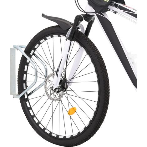Support de bicyclette mural 2 pcs acier galvanisé (1/5)