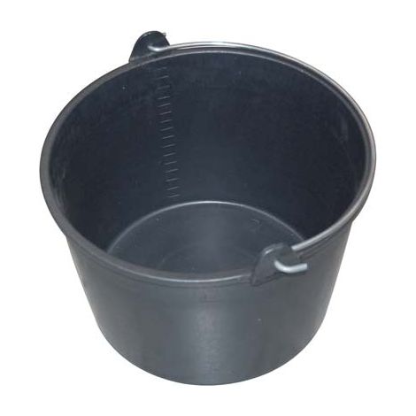 SECCHIO AGRICOLO VENDEMMIA STEFANPLAST - PPL/ACCIAIO NERO LT 20- 5 pezzi