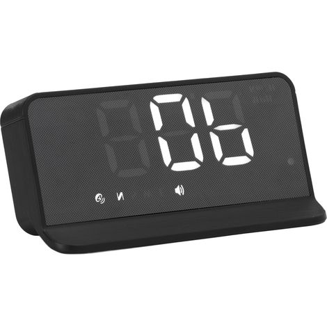 Affichage tête haute (HUD) pour voiture, compteur de vitesse GPS, alarme de fatigue au volant, affichage km/h, mph, boussole, lumière blanche. (1/5)