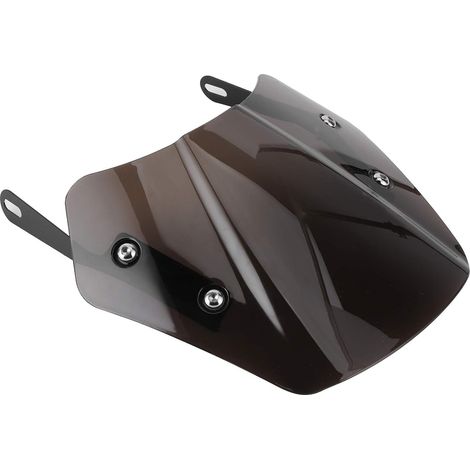 Pare-brise de Moto, Pièces de Moto Pare-brise de Vélo avec Support de Montage Écran de Déflecteur de Vent de de Universel pour Montage de de 5 à 7 Pouces (Thé) (1/5)