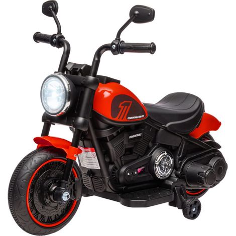Tricycle Enfants Moto Cross Effets Musicaux et Lumineux Rouge
Coffre Rangement (1/5)