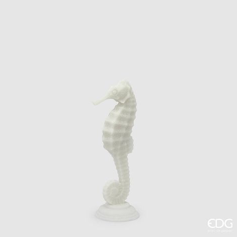 EDG Enzo De Gasperi Scultura Ippocampo H 31 Cm D 10 Cm Ivory