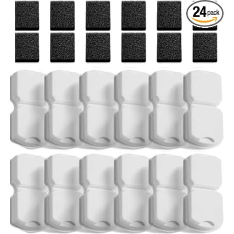24 Fontaine a Eau Chat Filtre: Fontaine à Eau pour Chat INOX Filtre - Fontaine a Eau Filtre - Filtrer Les Impuretés et Adoucir l'eau - 12 Filtres à Charbon Actif + 12 Filtres Éponge (1/5)
