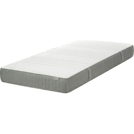 Materasso in schiuma dura e rigida di taglia singola UE bianca copertura rimovibile in poliestere 80 x 200 cm con cerniera Cheer