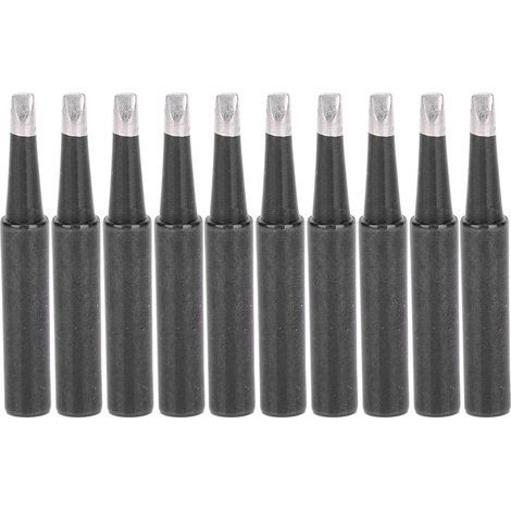 10 pièces pointes de fer à souder, 900M-T-3.2D noir type de chauffage intérieur conseils de fer à souder accessoires de soudage (1/4)