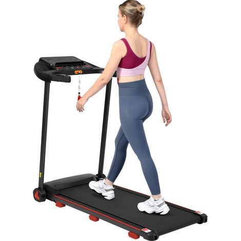Tapis roulant pieghevole per casa HOMVRA 3,0 HP, inclinazione 8 %, fino a 14 km/h, nero (1/5)