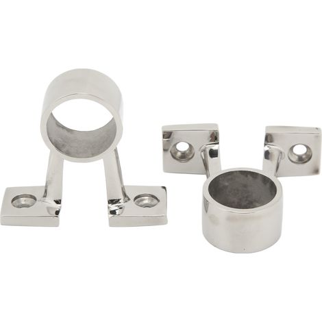 2 supports centraux de fixation pour main courante de bateau, en acier inoxydable, pour tube de 1 pouce (1/5)
