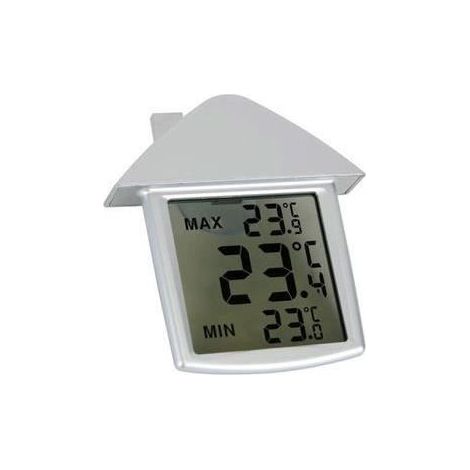 Thermomètre de fenetre transparent avec indication
