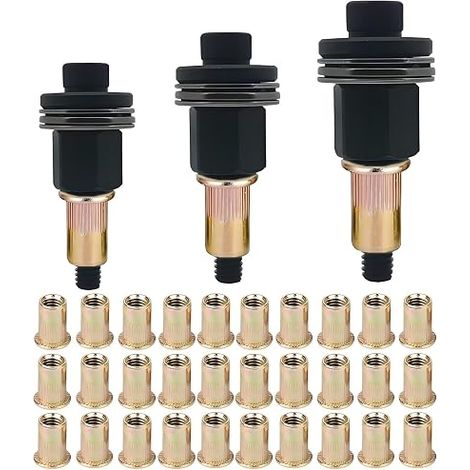 Pinces à Riveter et écrous, de Rivets M8, M10, M12, Rivets en Acier, Ensemble d'outils de Pince à Riveter pour Machine à Riveter Manuelle (1/5)