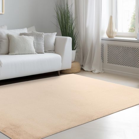 SPIRIT Tapis en tissu doux beige - 160x230 cm (1/5)