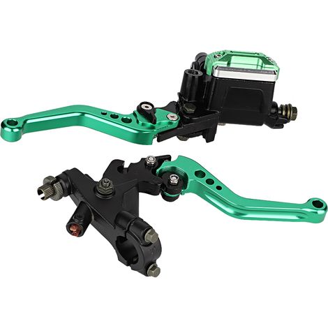 Lot de 2 Maîtres-Cylindres Universels CNC pour Embrayage et Frein de Moto, Pompe Hydraulique (1/3)