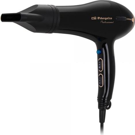 Orbegozo SE 2206 - Asciugacapelli professionale de, pulsante aria fredda, 2 velocità, 3 livelli detemperatura, 2200 W (1/4)