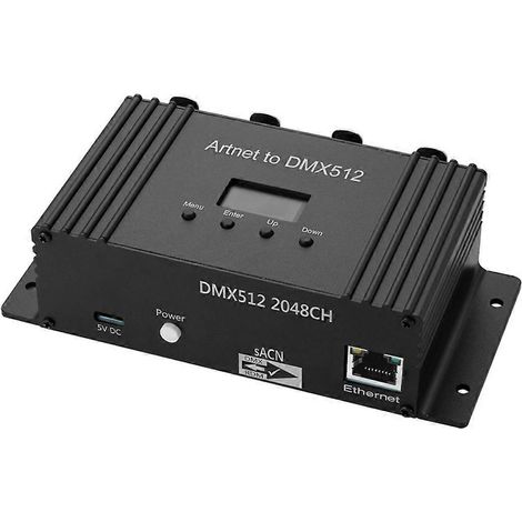 Interface de contrôleur d'éclairage Ethernet ArtNet DMX512 4 Univers (1/5)