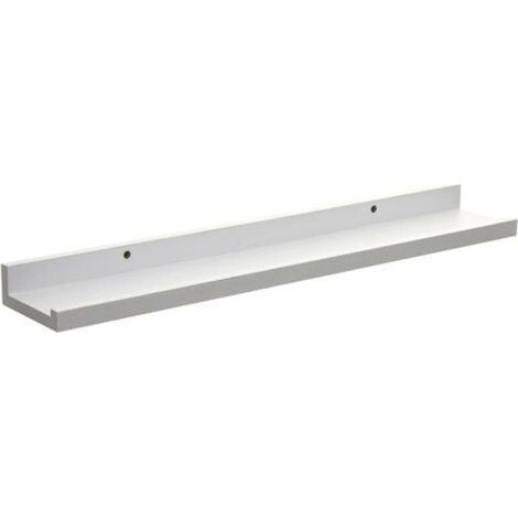Etagère type cadre blanc 58x10x4cm (1/4)