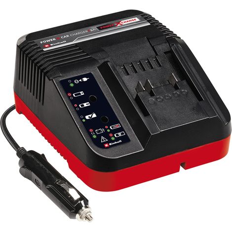 Einhell Power X-Change 12V Car Battery Fast Charger with 3A Output for All 18V Power X-Change Batteries (1/2)
