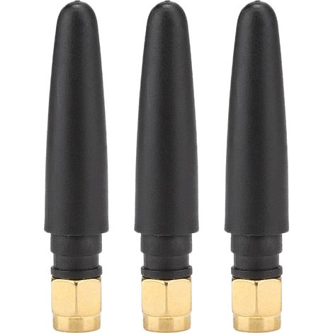 Antenne GSM Externe 3DBi 2G/3G GPRS - 3 Pièces Portable Légère SMA Mâle 5cm (1/5)