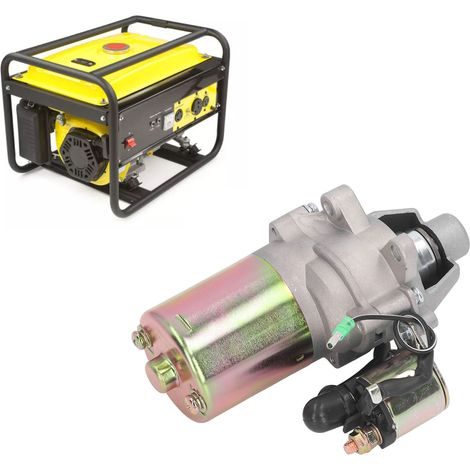 Pièces de générateur à essence, démarreur 168 GX270, démarreur électrique, moteur à essence, 12 V CC (1/5)