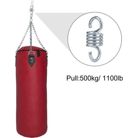 VURAHOME - Crochet à Ressort Hamac en Acier Galvanisé Charge Maximale 500 kg pour Jardin Porche Balançoire Chaise Suspendue 2 pièces (1/4)