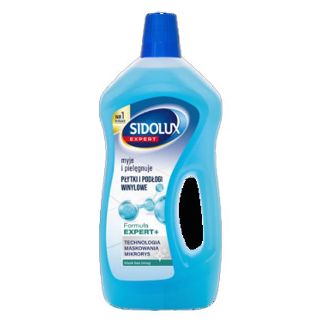 Sidolux Expert pulisce e si prende cura di piastrelle e pavimenti in vinile, brillantezza senza aloni, 750 ml