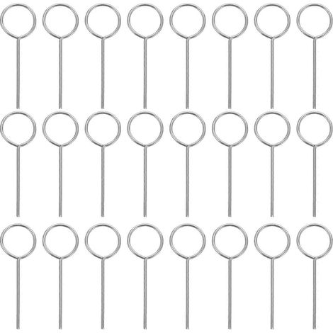 Lot de 100 extracteurs de cartes SIM universels pour téléphones portables-3X1X0.1CM-Silver (1/3)