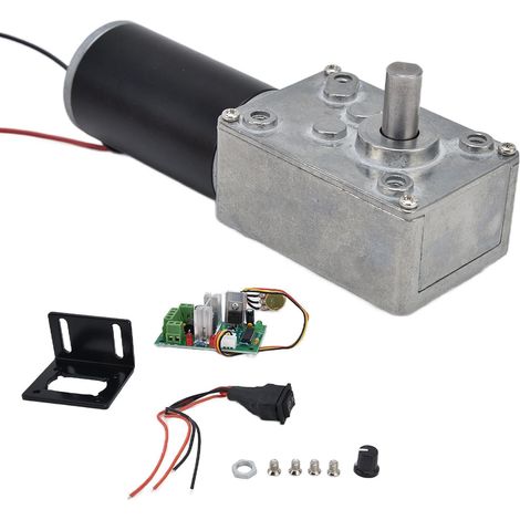 12-V-Getriebemotor – Komplettset – Doppellager – 70 kg·cm Drehmoment – Für Vorhänge und Displays – 8-mm-Welle (1/5)