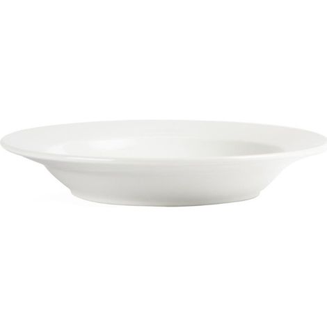 Assiettes Creuses Blanches Ø270 mm - Lot de 6 - Olympia
