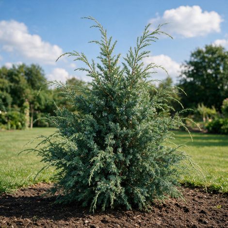 Genévrier de Chine Blue Alps - Juniperus chinensis Blue Alps 30/40cm Pot 8L (1/4)