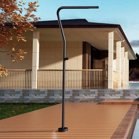 IMEX - ducha piscina exterior acero s.316 negro
