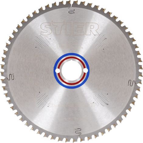 Lame de scie circulaire STIER Multi 216 x 2,4 x 30, 60TF, angle de coupe de 5°