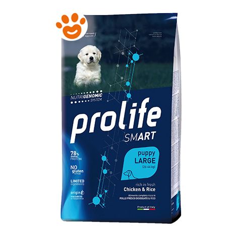 Prolife Dog Smart Puppy Large Pollo e Riso - Prolife Dog Smart Puppy Large Pollo e Riso - Sacco Da 2,5 Kg