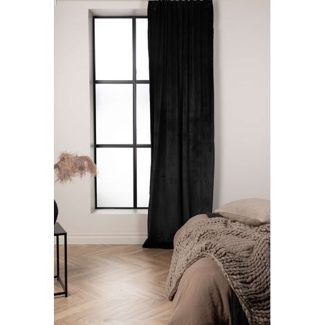 Mary rideau 1 pcs. 250x135cm noir.