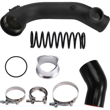 Kit de Tuyau Rigide de Turbocompresseur D'Admission D'Air BOV 50MM pour N54 E88 E90 E92 135I 335I (1/2)