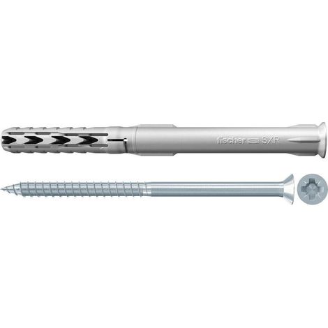 Fischer 8x  Taco de  eje largo  SXR 6x50  Z Tornillo  avellanado (PZ)  - 503416 (1/4)