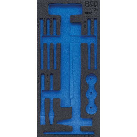 Insert mousse BGS model 4129 noir 189x408 mm