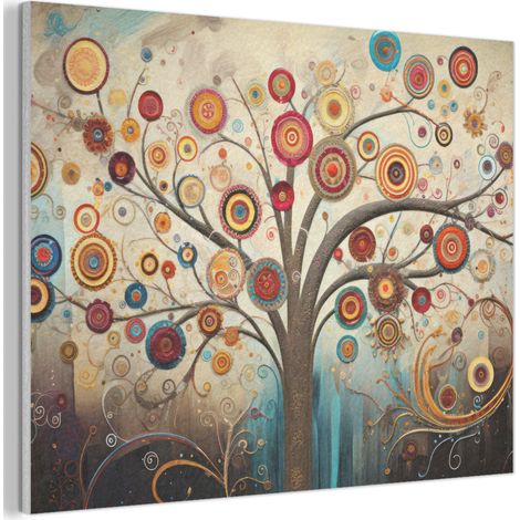QUADRO ACUSTICO Albero - Albero della vita - Colore 80x60 cm (1/5)