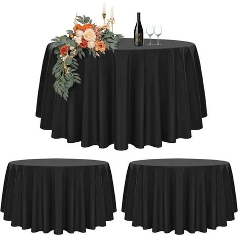 Nappe Ronde - Non spécifié - Lot de 2 - Imperméable - Lavable - 178 cm (1/4)