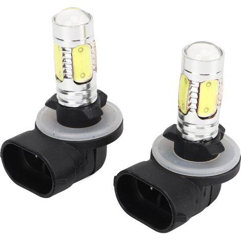 2 Ampoules LED 881 H27W 5 COB 7.5W 6500K Blanc Froid Feux de Brouillard & Feux de Jour pour Camion Auto (1/5)