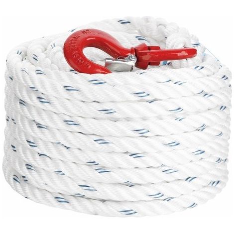 Corde à poulie polypropylène diamètre 20 mm longueur 20 m - CORDERIE MESNARD SAS
