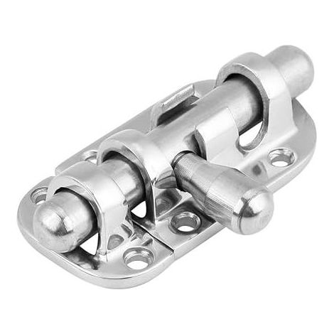 Stainless steel boat door lock bolt, stainless steel lock clasp, marine boat door lock slide barrel bolt clasp (1/5)