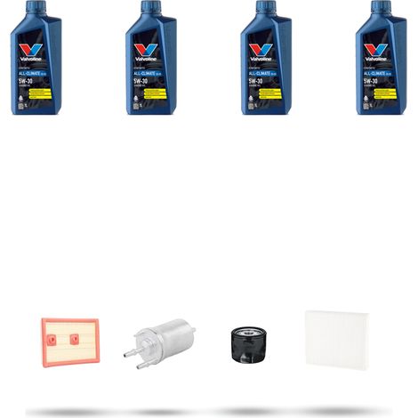 Kit tagliando 4 FILTRI e 4L OLIO compatibile con Seat Ibiza IV 1.2 TSI 81kw dal 2015 (1/5)