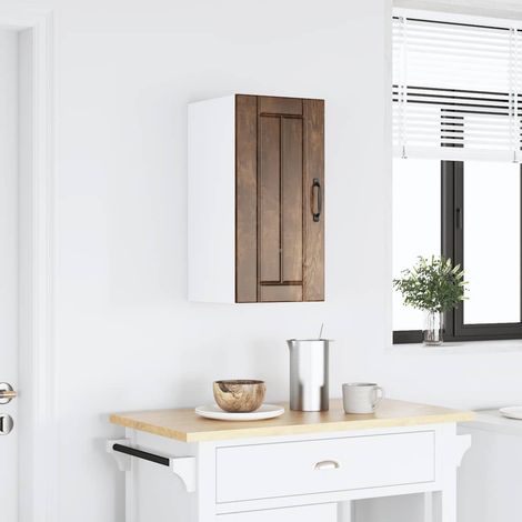 Maison Exclusive - Pensile da Cucina Lucca Rovere Fumo in Legno Multistrato