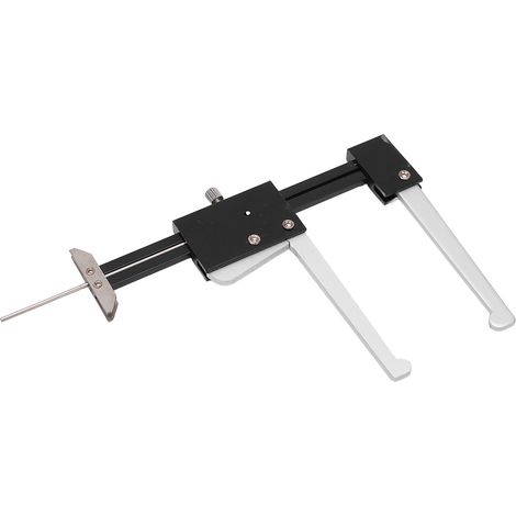 Reifentiefenmesser 0-60 mm, metrischer Bremsscheibenmessschieber, 0,1 mm Genauigkeit, tragbares Messwerkzeug für Reifen und Bremsen. (1/5)