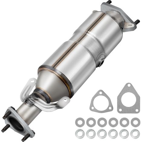 VEVOR Catalyseur Echappement Compatible avec Honda Accord DX/EX/LX 2003-2007 2,4 L L4, Convertisseur Catalytique a Haut Debit de Qualite OEM, Piece de Remplacement pour Entretien Automobile