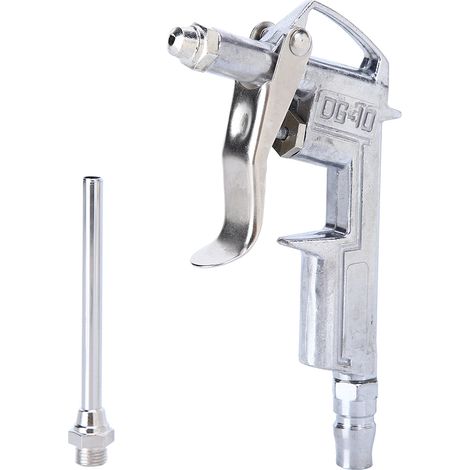 Pistolet à air comprimé aluminium pour nettoyage poussière, outil de soufflage portable décapage poussière (1/5)