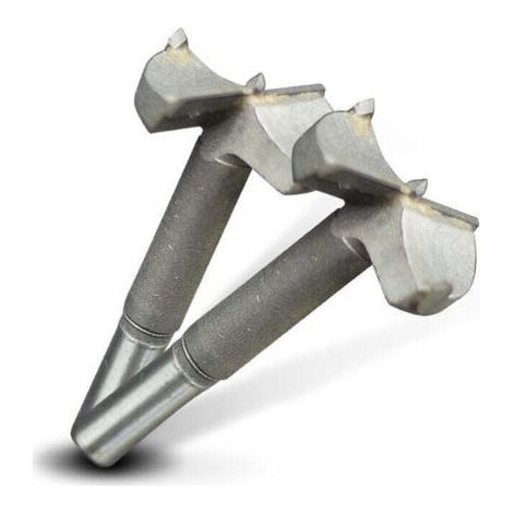 Meche a Bois, Diametre 60mm, Foret Fraise Carbure Pour Faconner Trou Travail du Bois, L'installation de Portes Sphériques Bois, Tiroirs, Plastique, Contreplaqué 2pc (1/3)